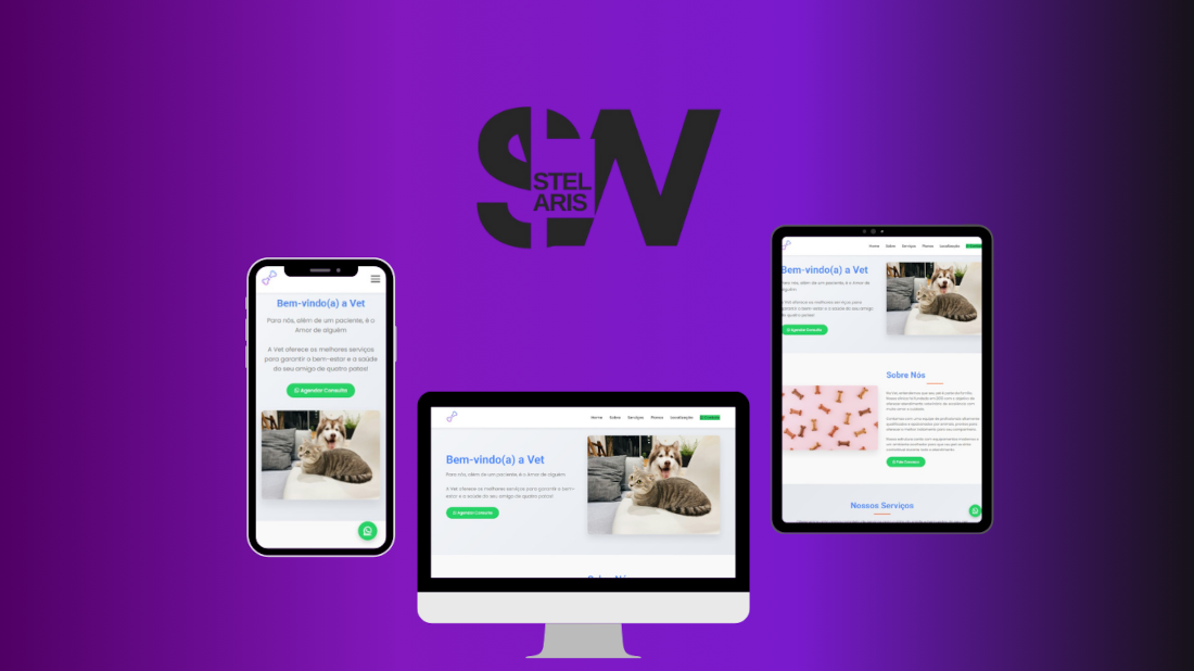 Site Institucional Clínica Veterinária